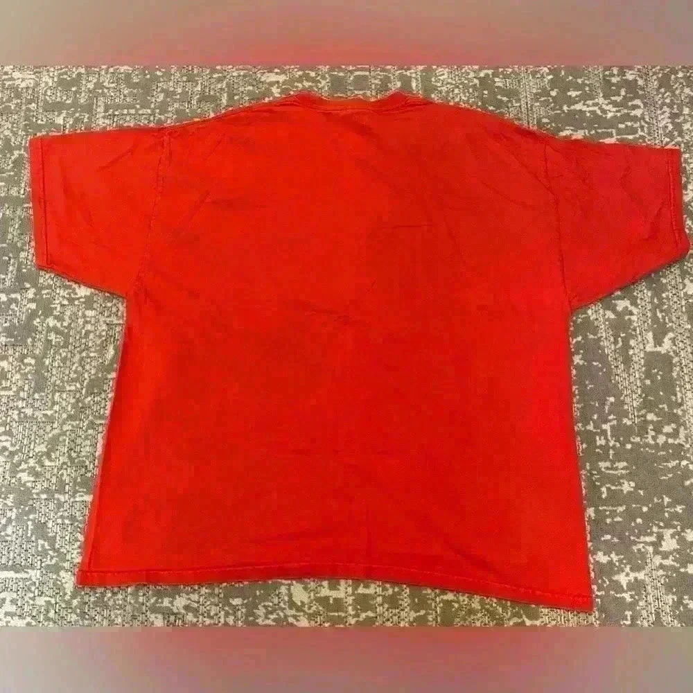Kansas Jayhawks 2011 Big 12 Champs Short Sleeve T Shirt size XXL color Red flaws
